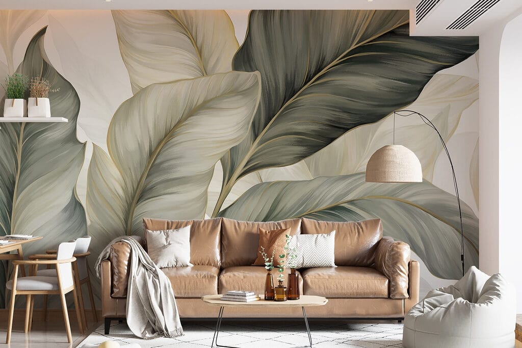 Feuilles vert sombre — intérieur 4