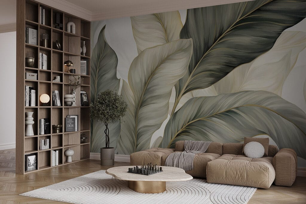 Feuilles vert sombre — intérieur 5