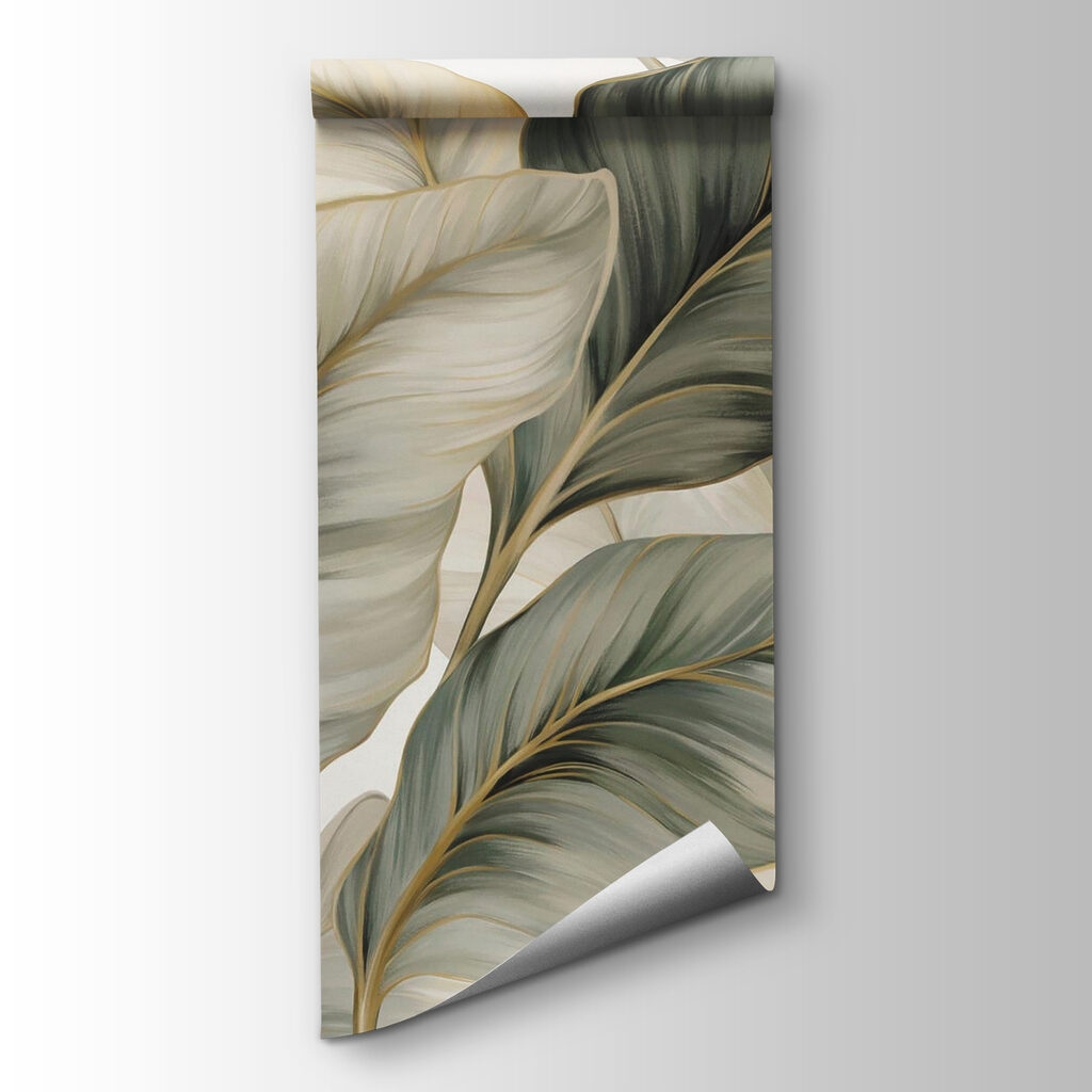 Feuilles vert sombre — vue du produit