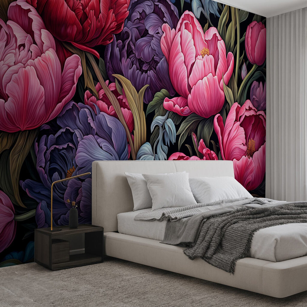 Fleurs au contraste puissant — intérieur 1