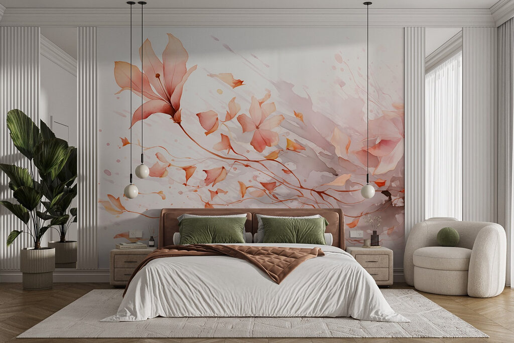 Branche fleurie à l’aquarelle — intérieur 3