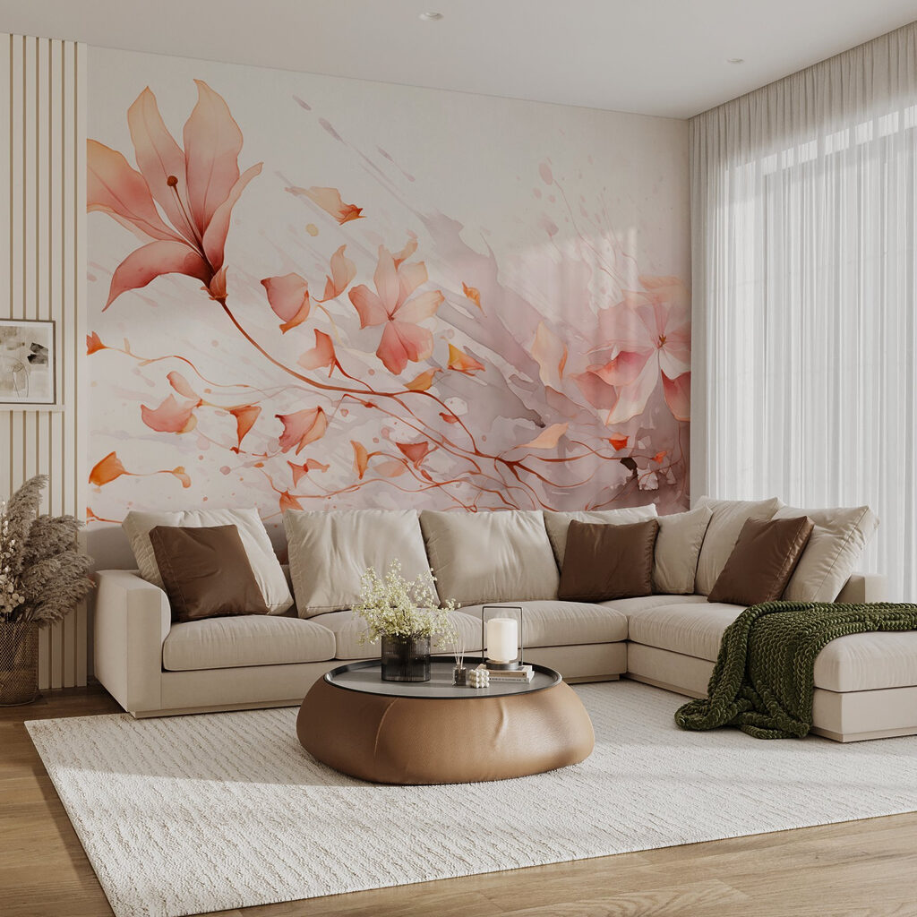 Branche fleurie à l’aquarelle — intérieur 4