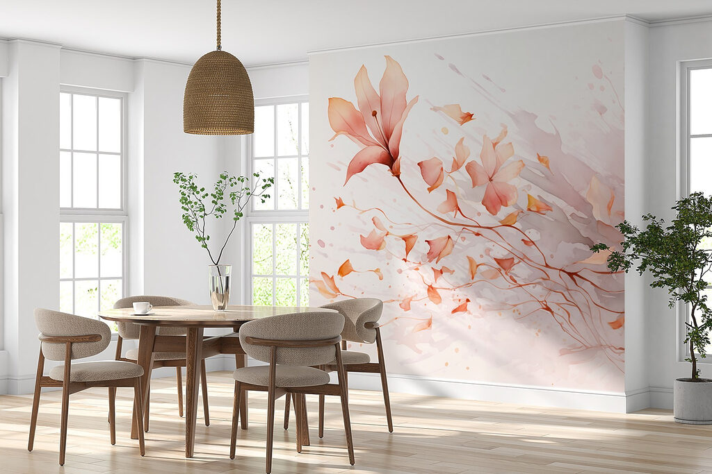 Branche fleurie à l’aquarelle — intérieur 5