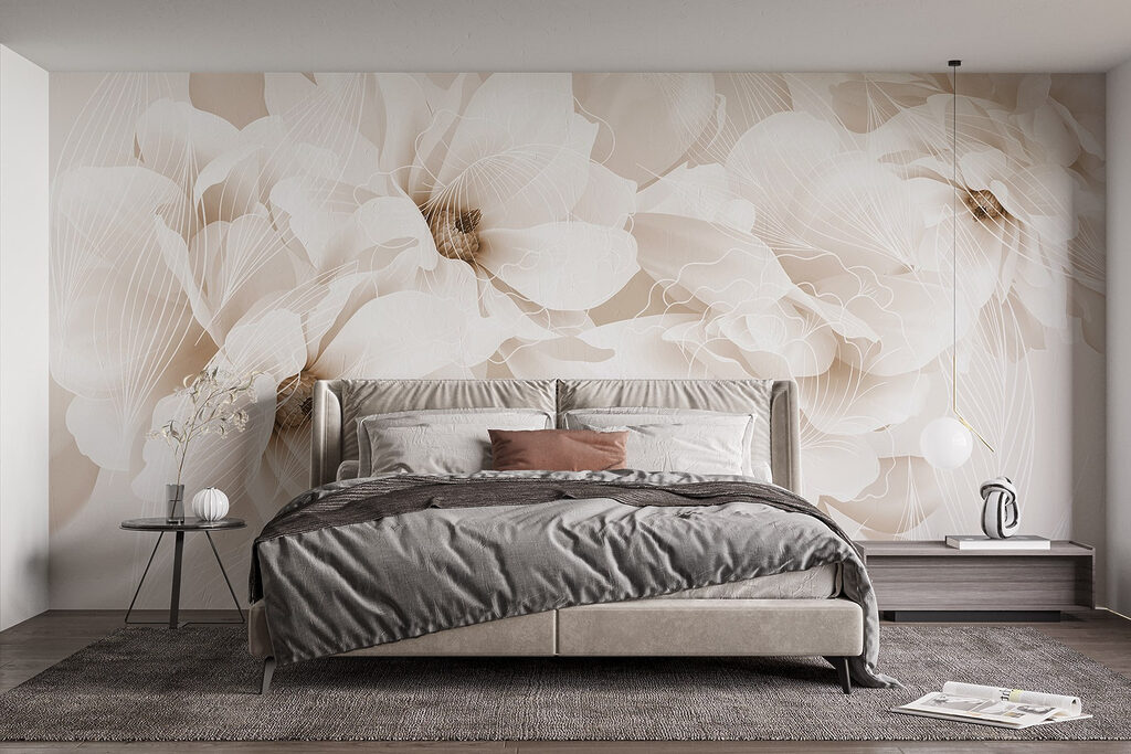Fleurs blanches en couches — intérieur 4