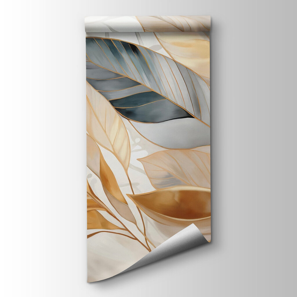 Feuilles et contours pâles — vue du produit