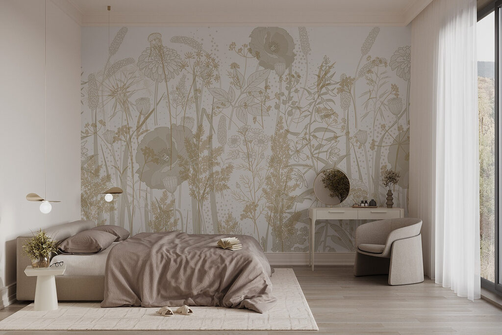 Graminées au trait fin — intérieur 2
