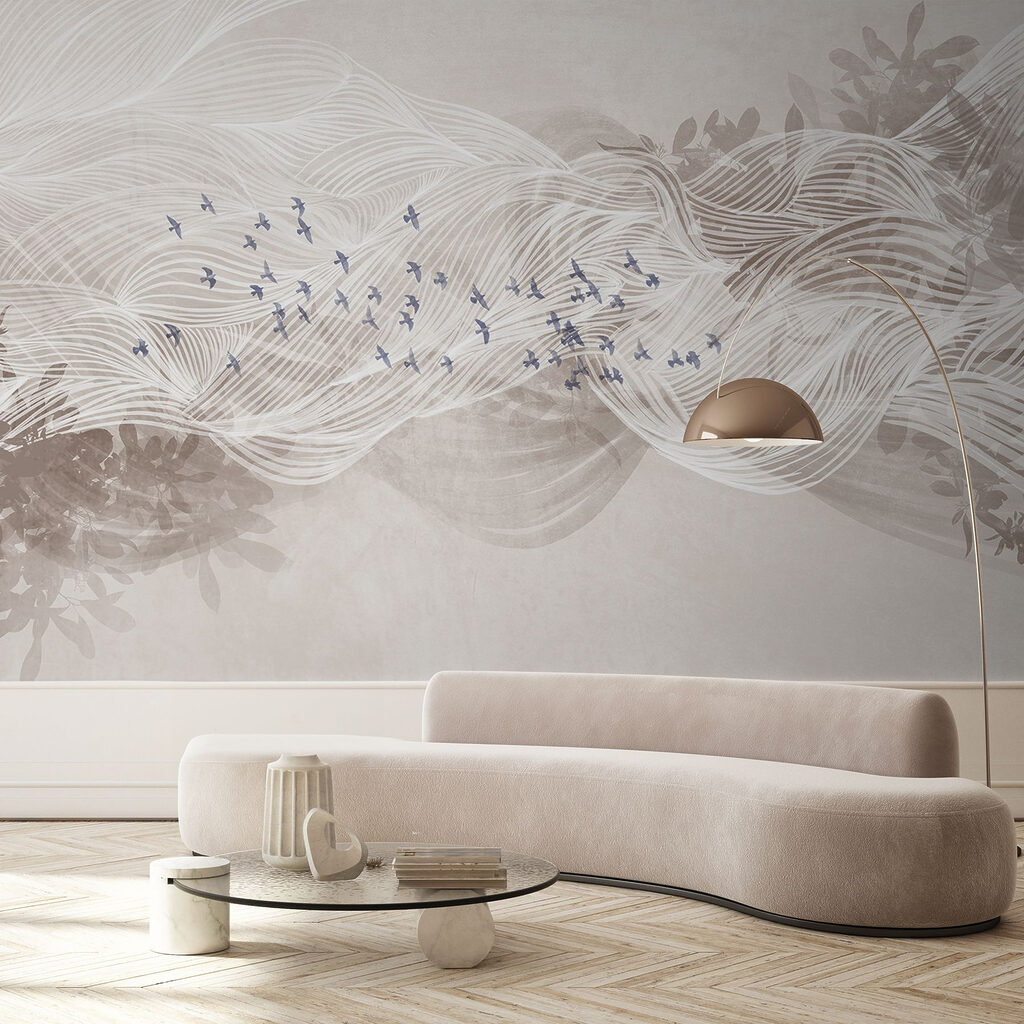 Oiseaux blancs et bleus — intérieur 6