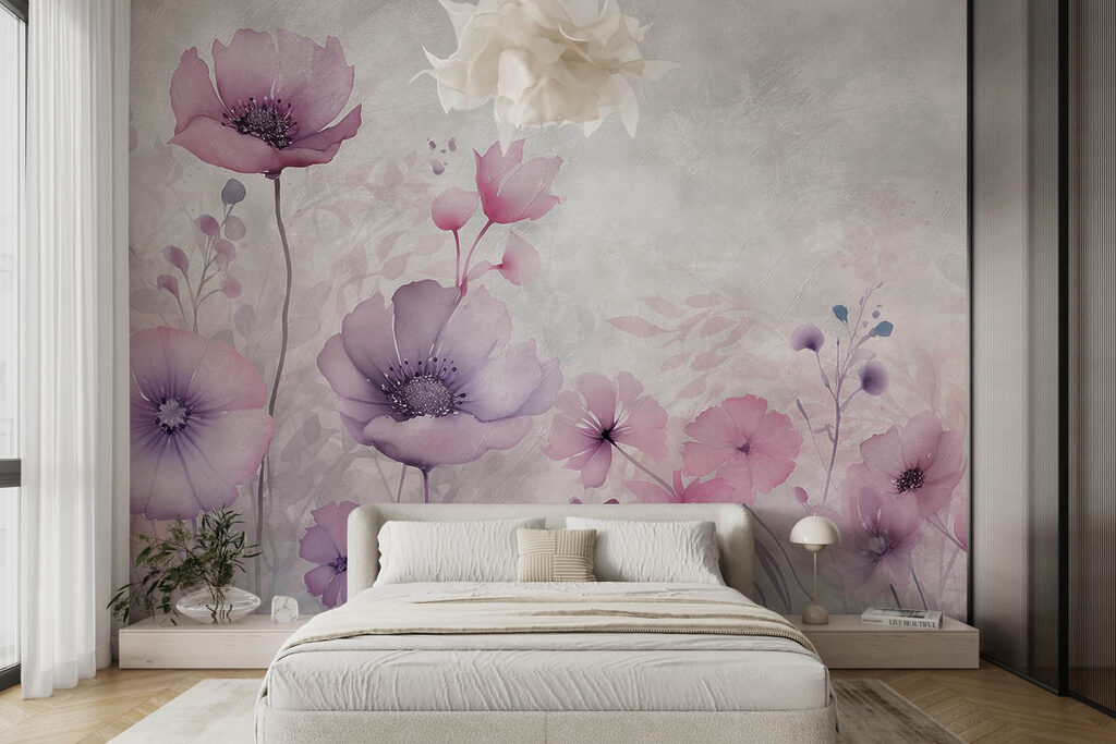 Champ de fleurs vaporeux — intérieur 1