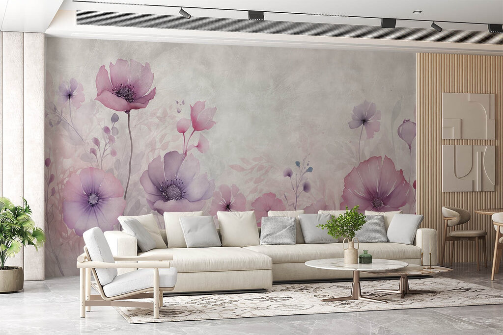Champ de fleurs vaporeux — intérieur 2