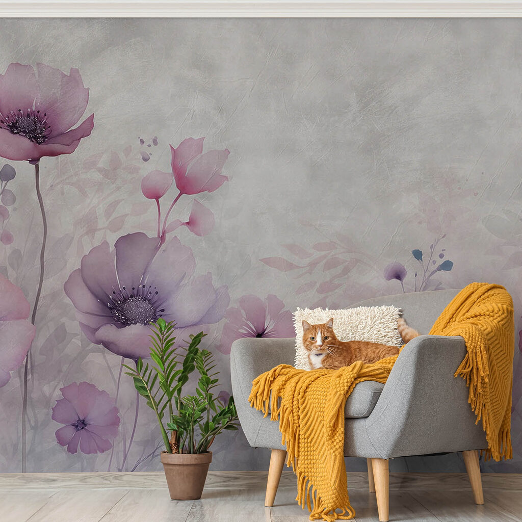 Champ de fleurs vaporeux — intérieur 3