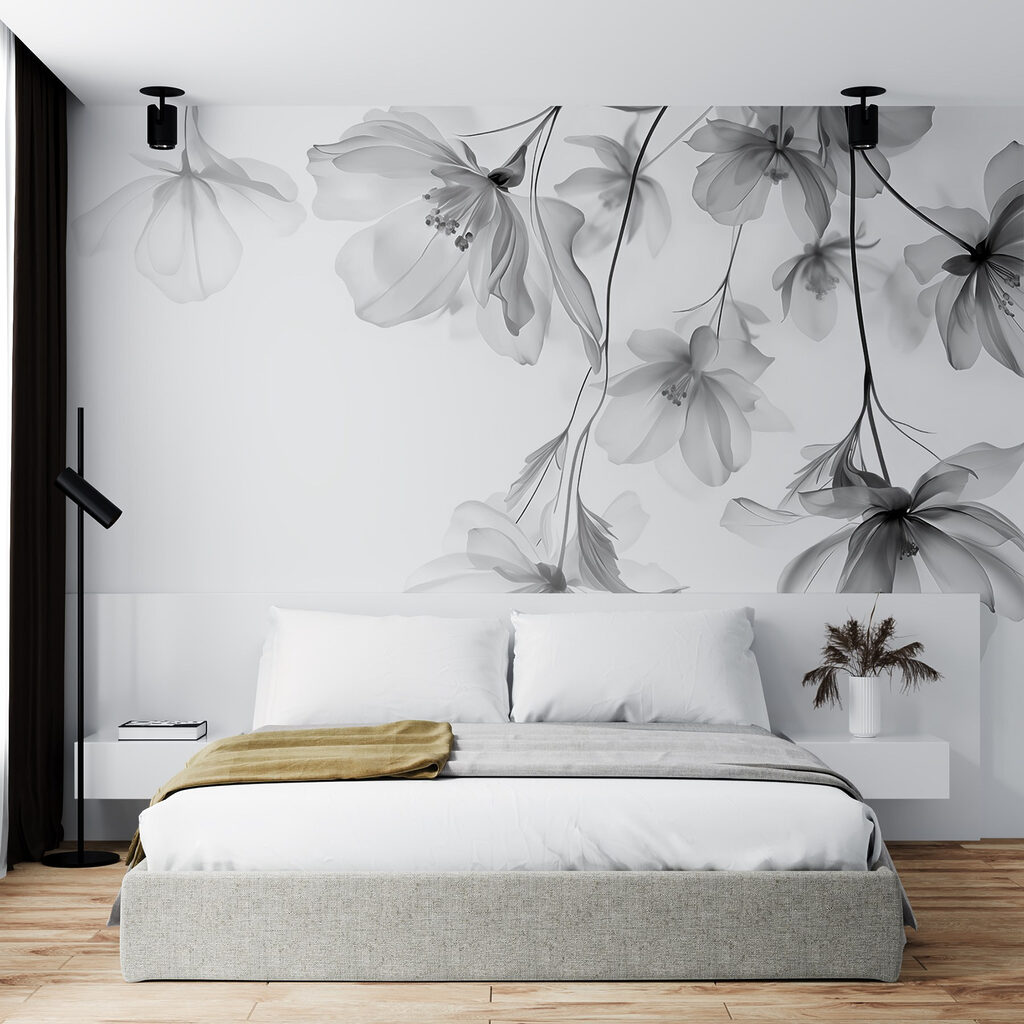 Fleurs en chute légère — intérieur 3