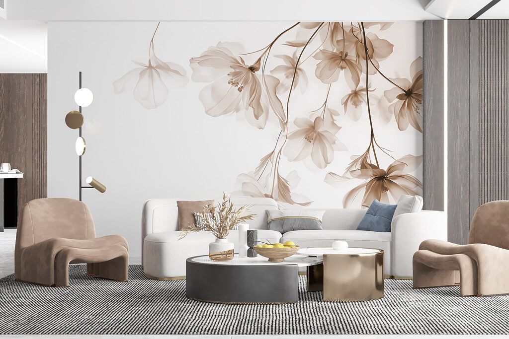 Fleurs en chute légère — intérieur 6