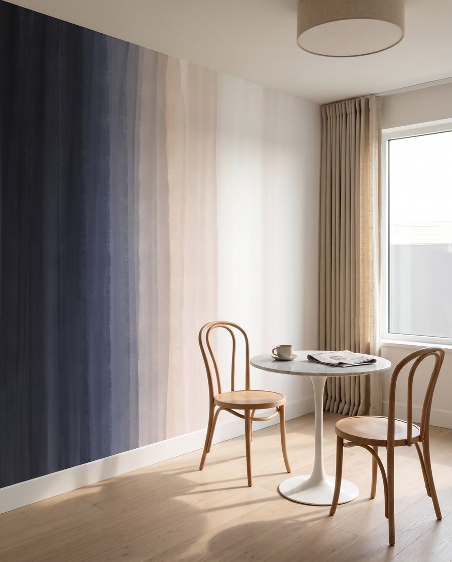 Dégradé fluide dans un intérieur