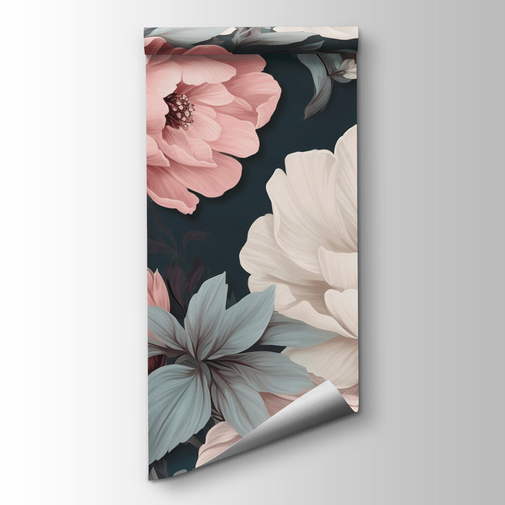 Fleurs roses et blanches — vue du produit