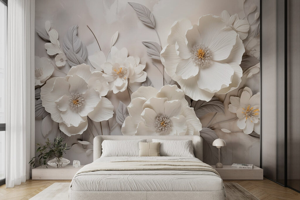 Fleurs et ombres dessinées — intérieur 1