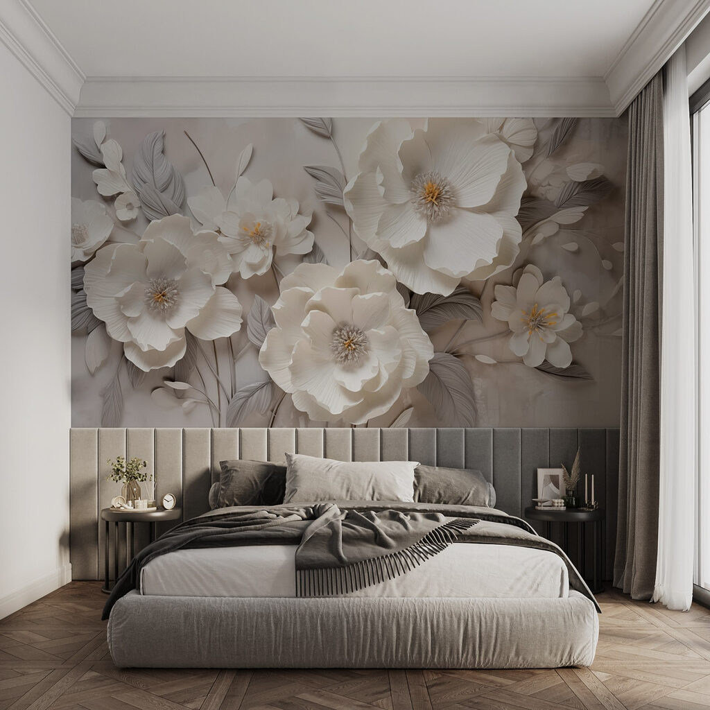 Fleurs et ombres dessinées — intérieur 2