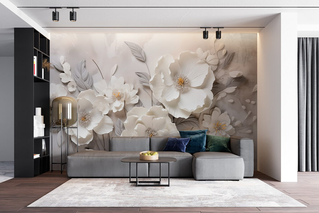 Fleurs et ombres dessinées — intérieur 3