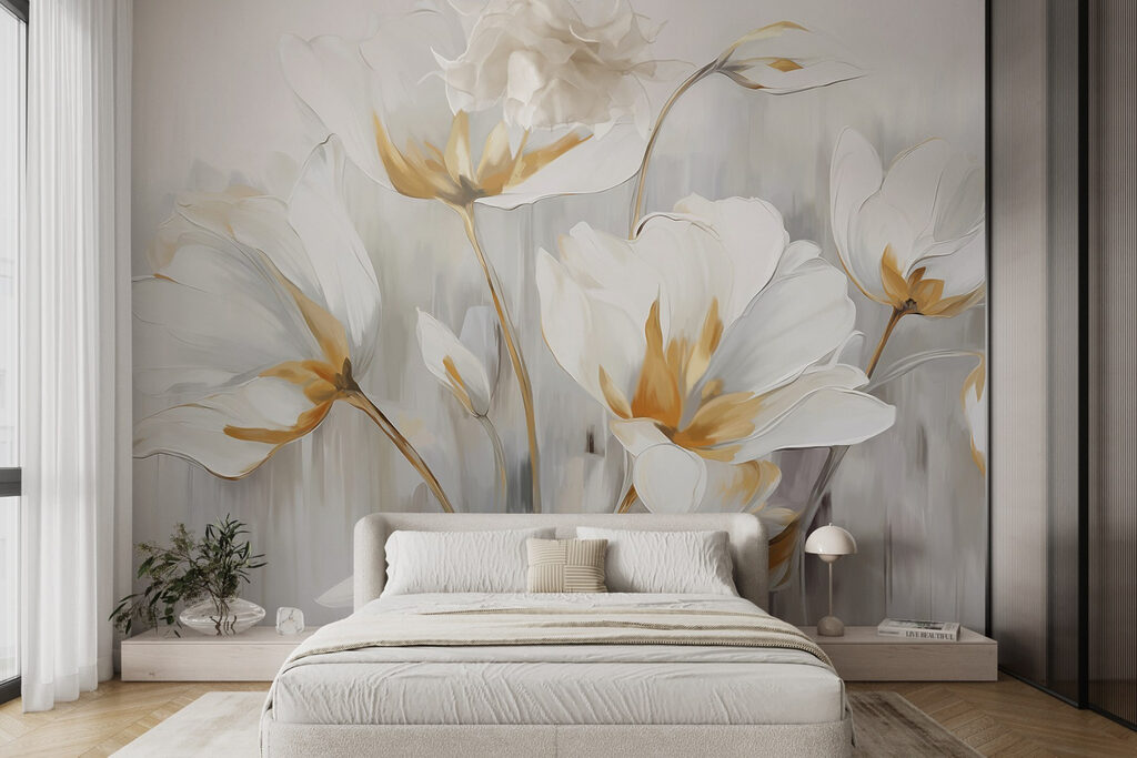 Fleurs à hauteurs inégales — intérieur 1