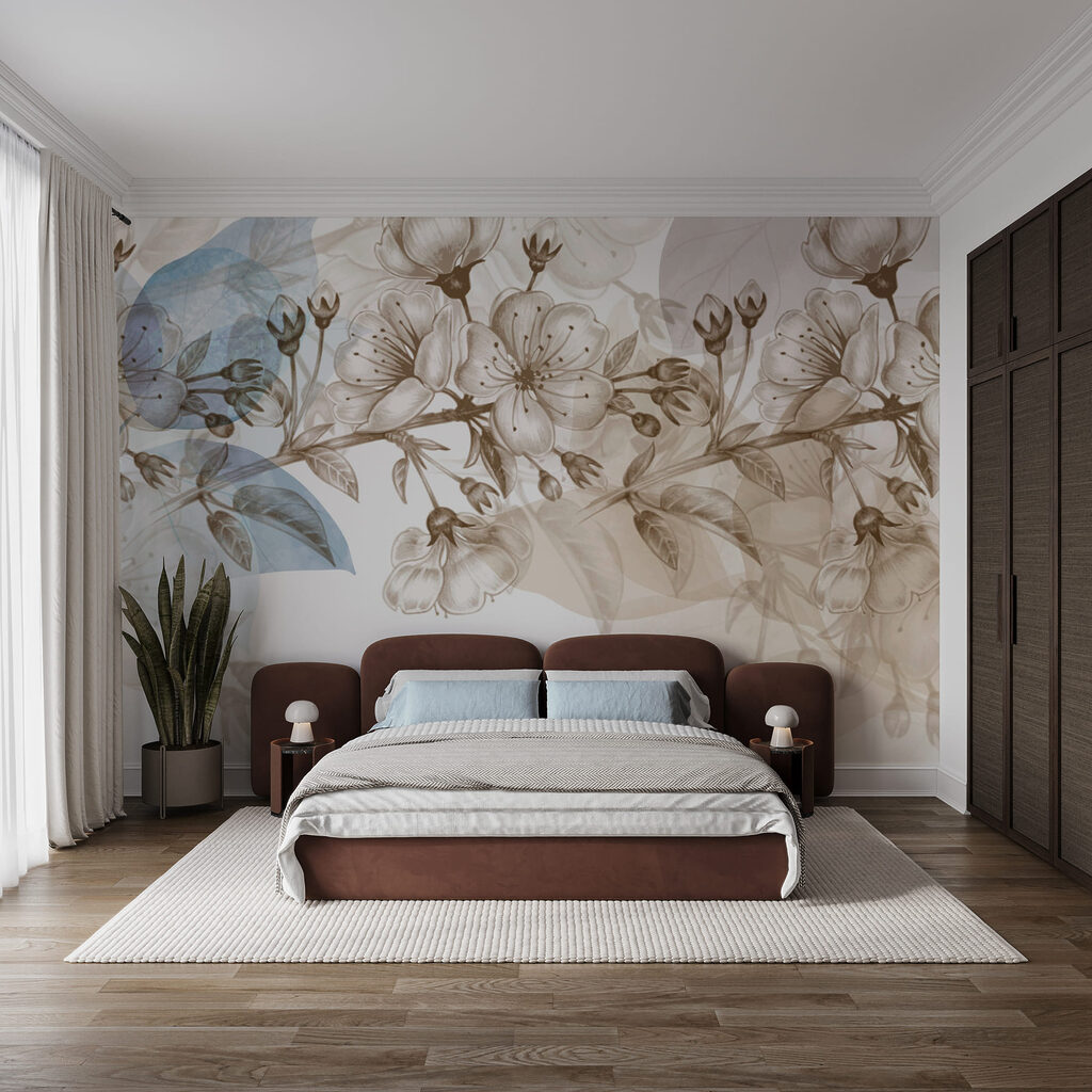 Frise de fleurs délicates — intérieur 2