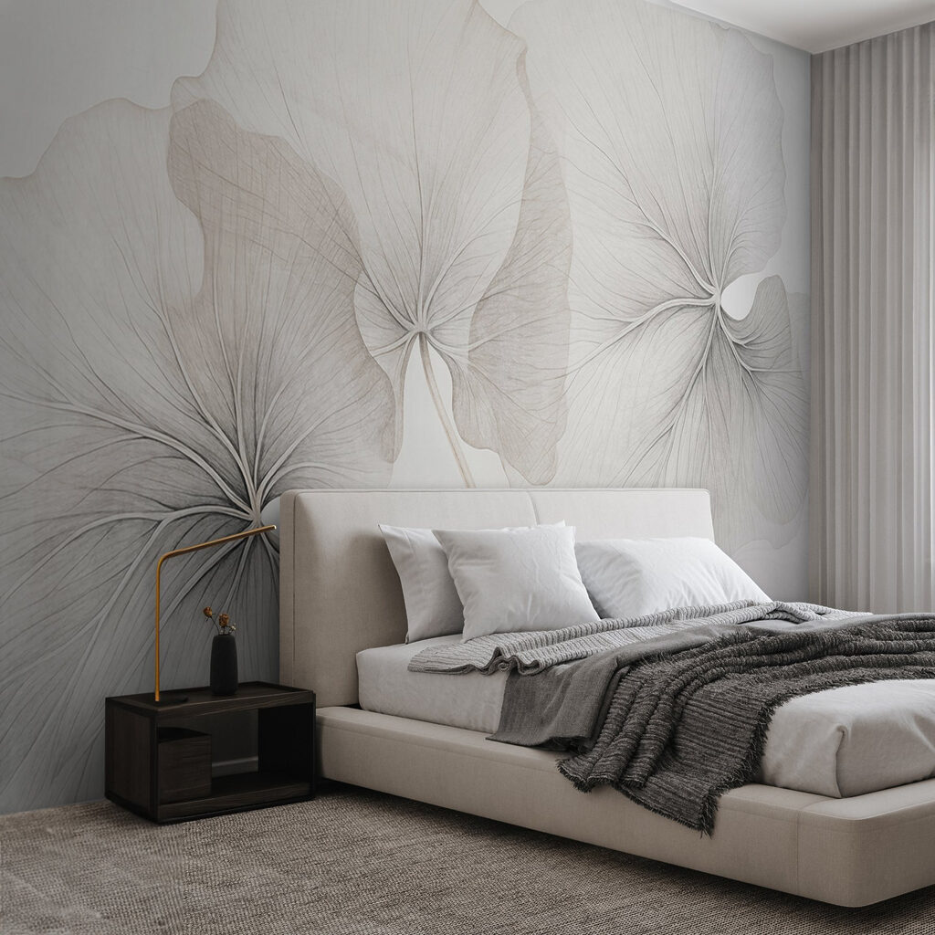 Feuilles rondes diaphanes — intérieur 1