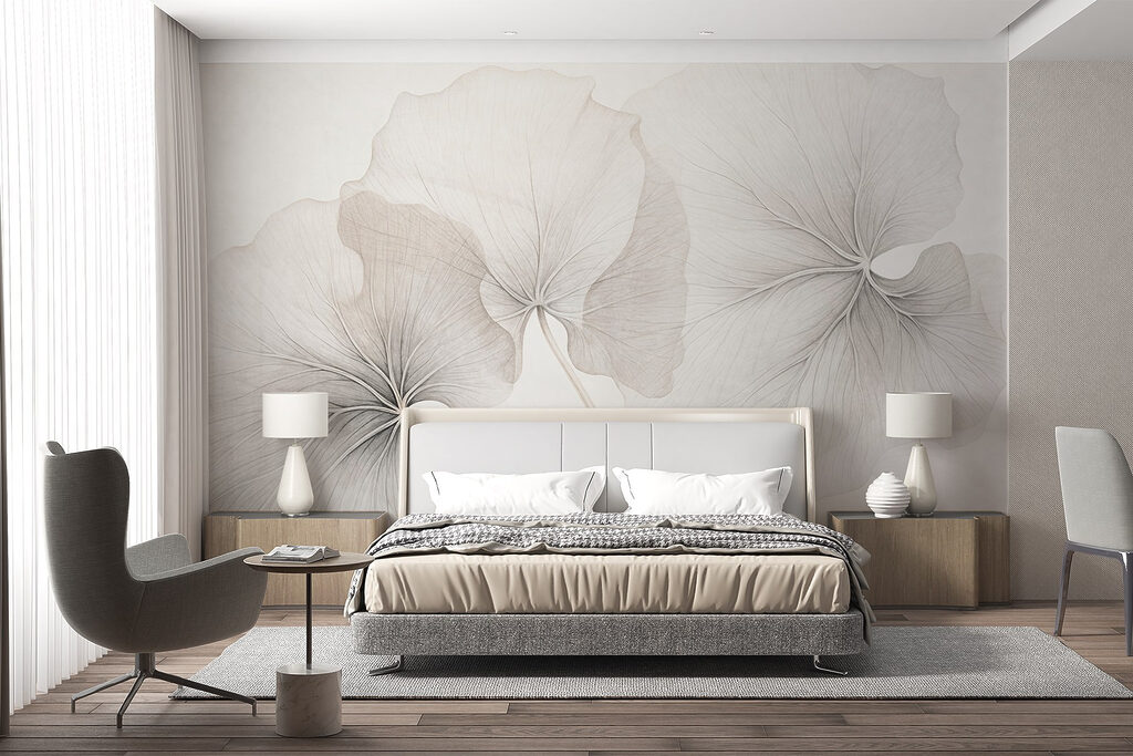 Feuilles rondes diaphanes — intérieur 2