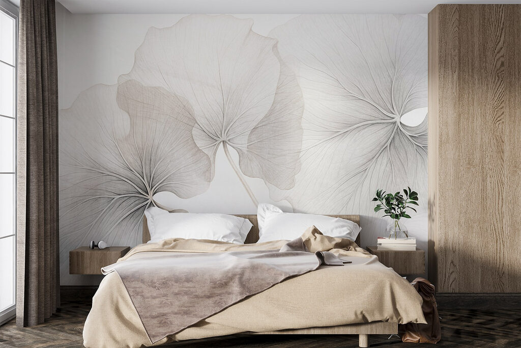 Feuilles rondes diaphanes — intérieur 3