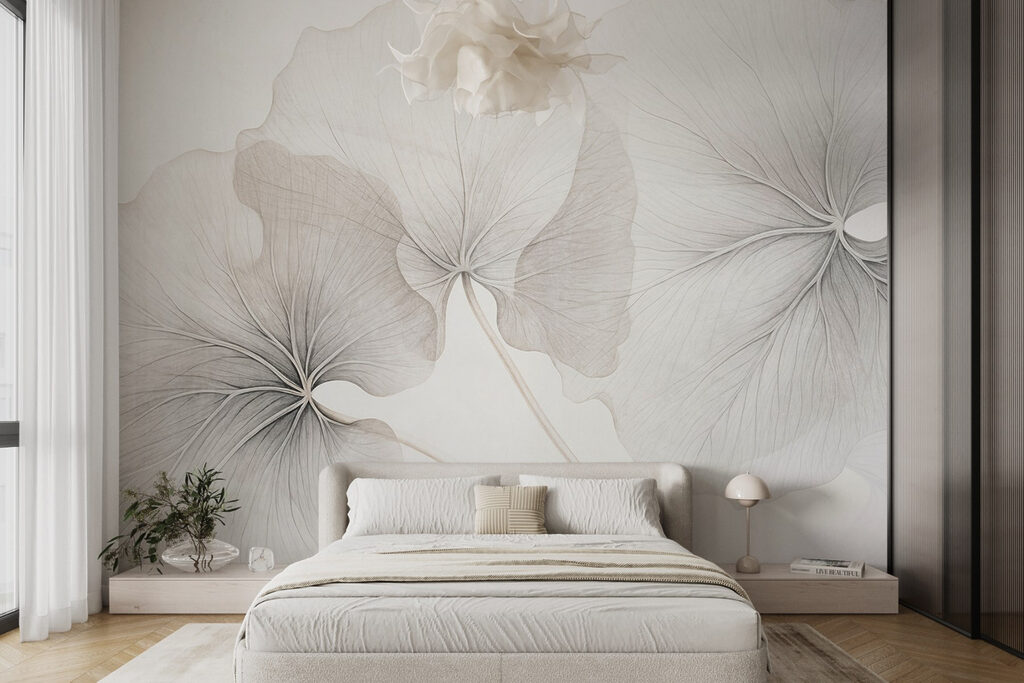 Feuilles rondes diaphanes — intérieur 4