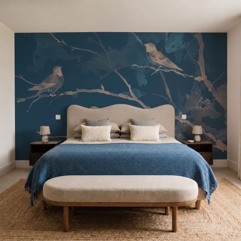 Oiseaux parmi les branches — intérieur 2