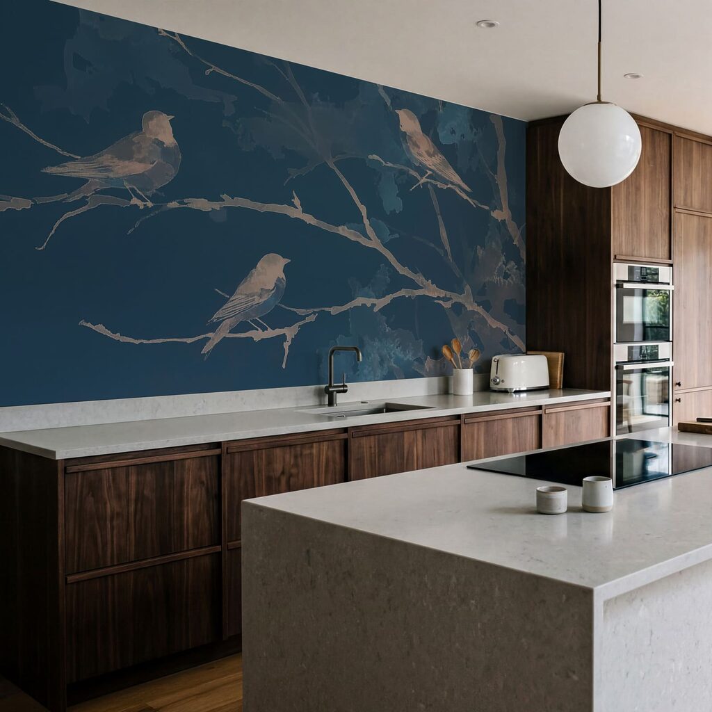 Oiseaux parmi les branches — intérieur 3