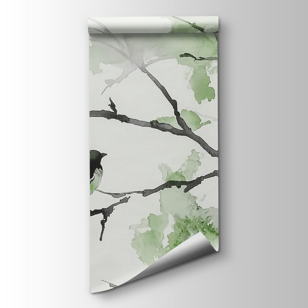 Oiseaux parmi les branches — vue du produit
