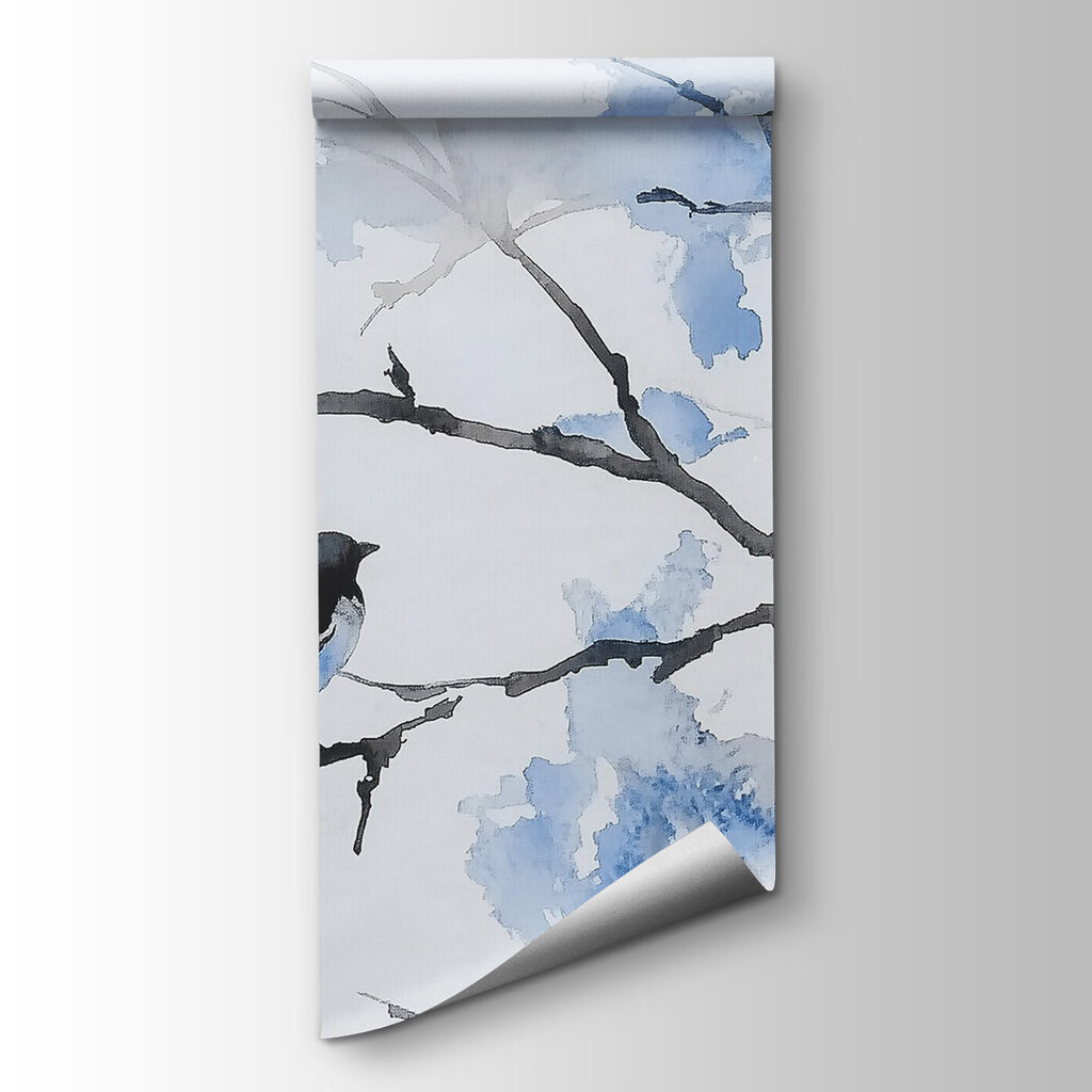 Oiseaux parmi les branches — vue du produit