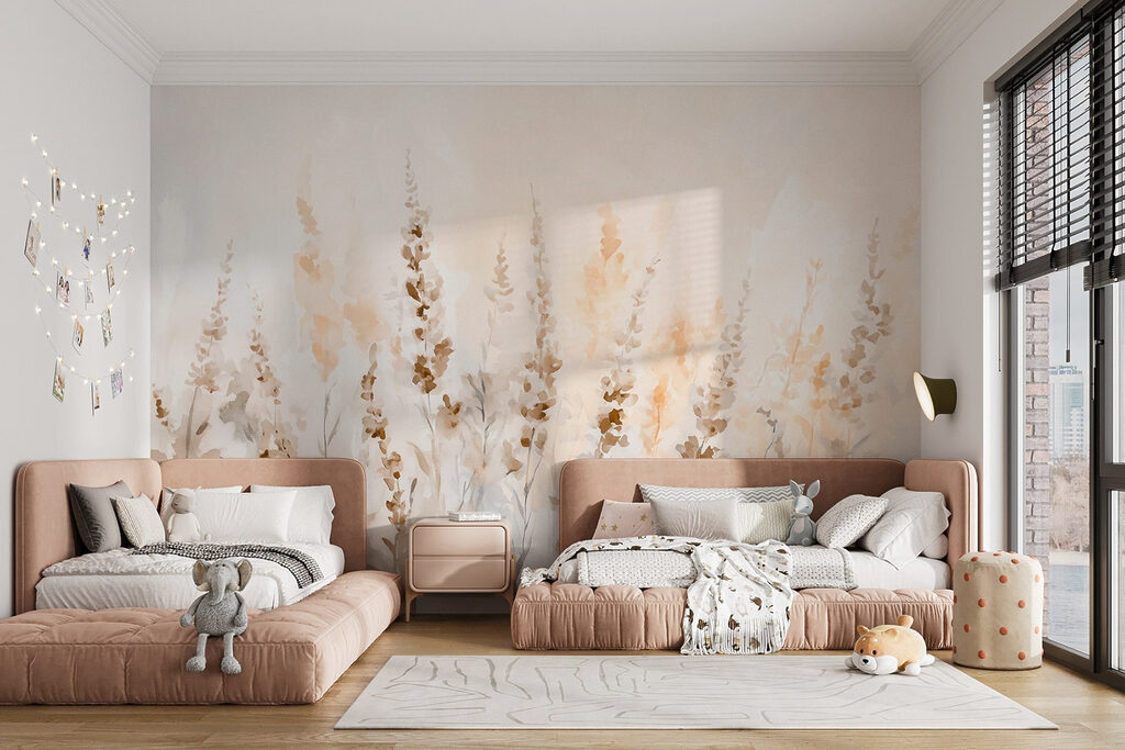 Fleurs élancées à l’aquarelle — intérieur 4
