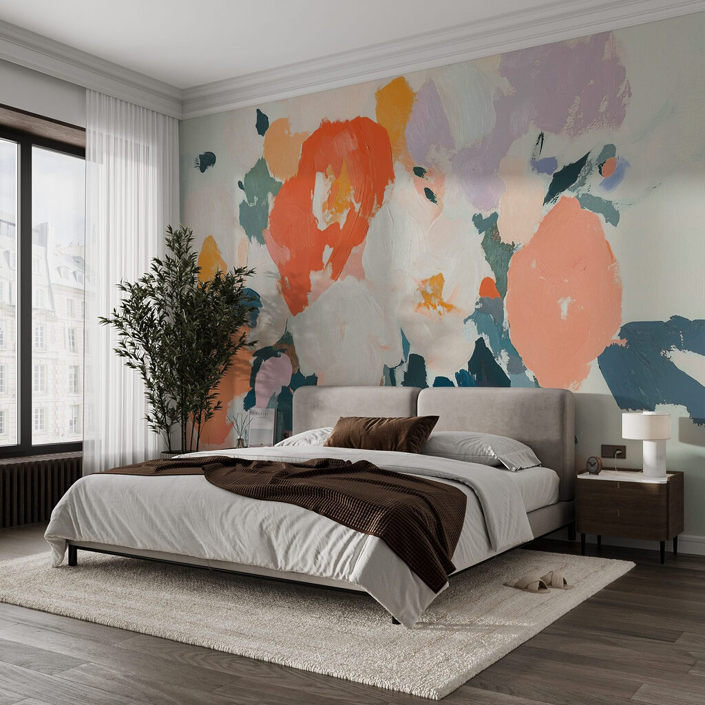 Fleurs en larges aplats — intérieur 1