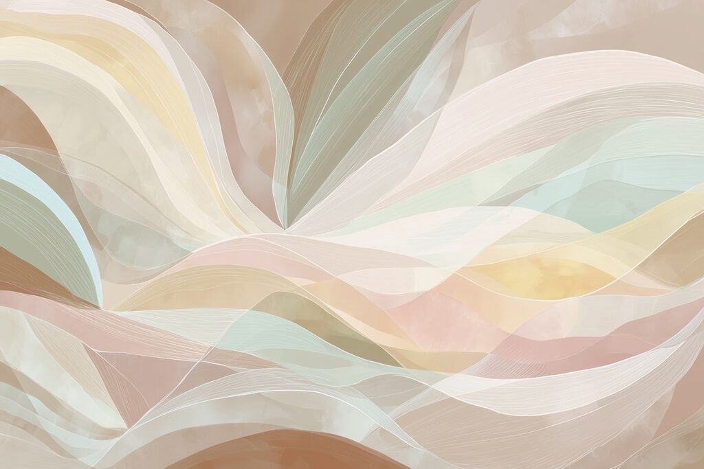 Vagues de couleur — motif complet