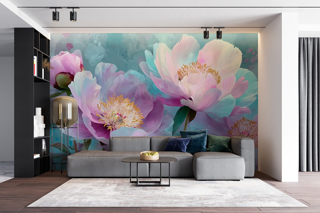 Grandes fleurs pastel — intérieur 3