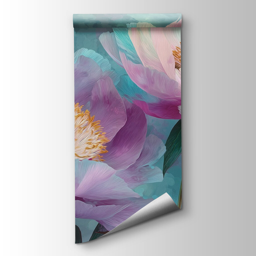 Grandes fleurs pastel — vue du produit