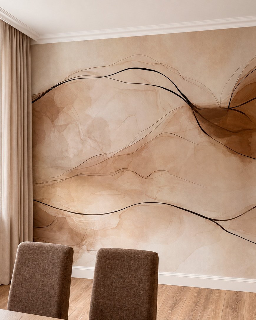 Pièce d’un client avec un papier peint, photo 16 sur 48