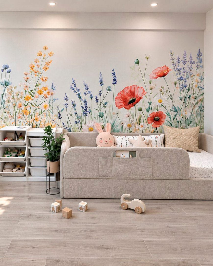 Pièce d’un client avec un papier peint, photo 20 sur 48