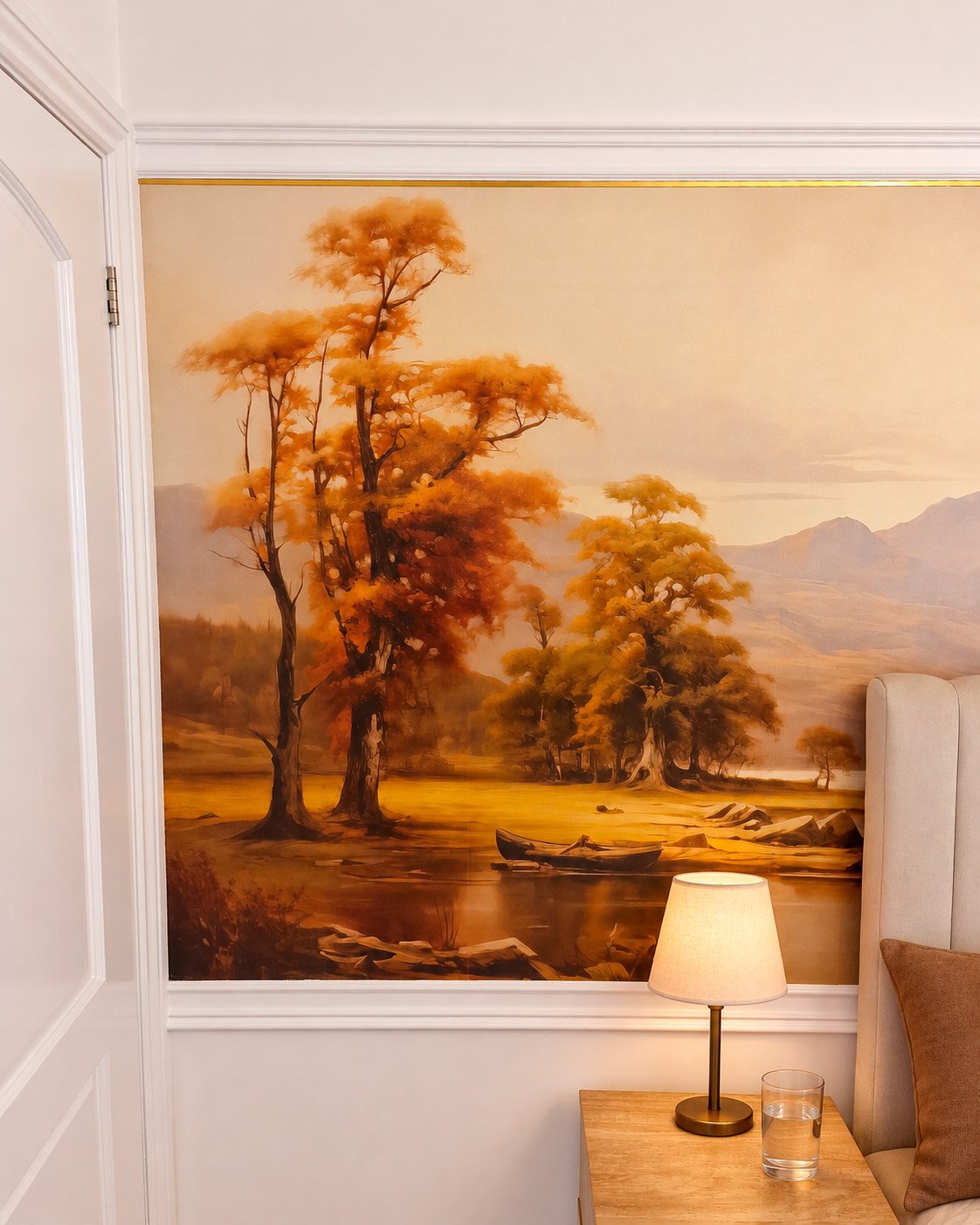 Pièce d’un client avec un papier peint, photo 36 sur 48