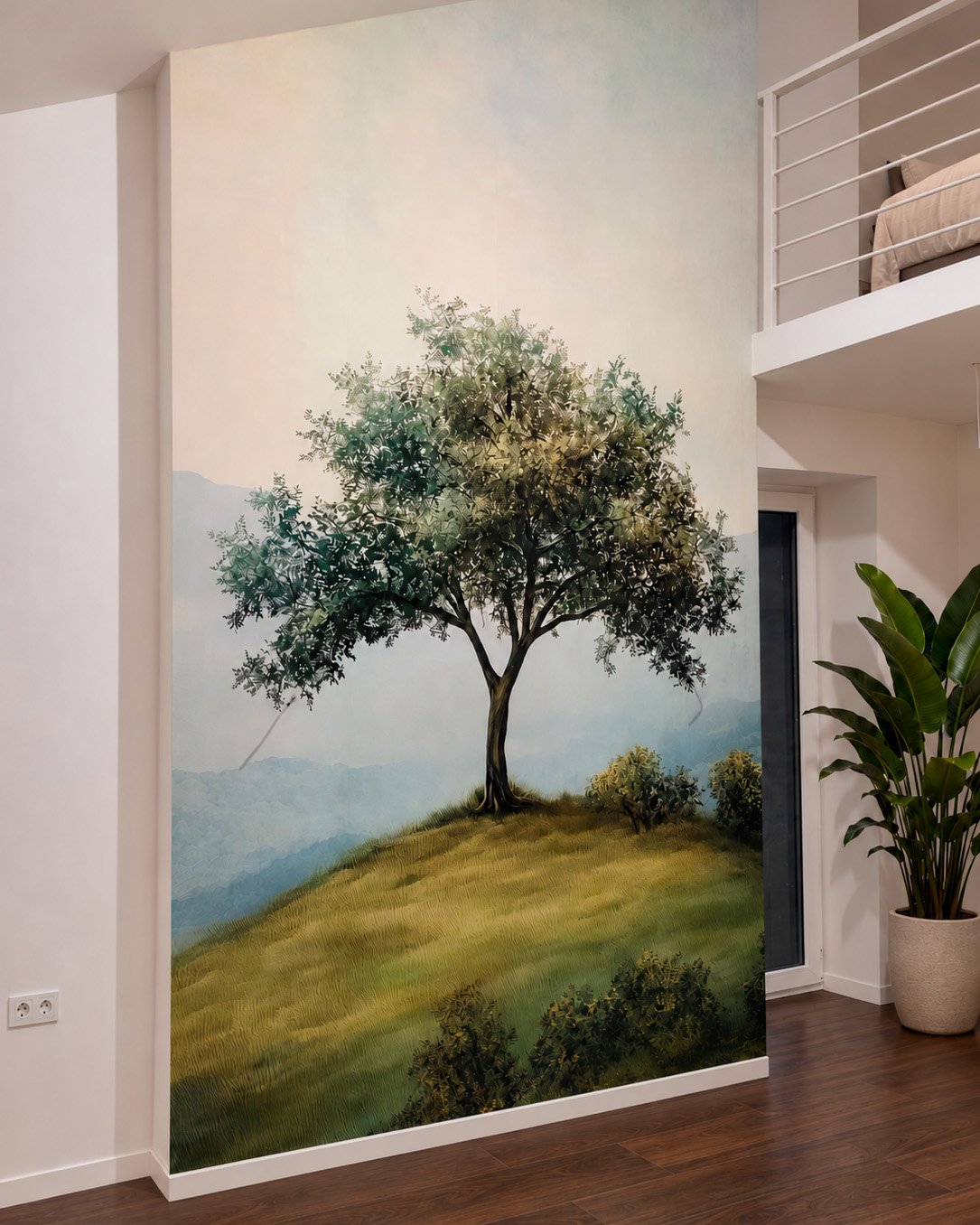 Pièce d’un client avec un papier peint, photo 41 sur 48